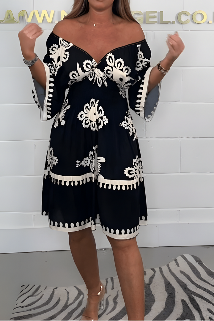 Rosie - V-neck Boho Dress