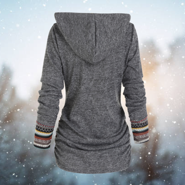 Regina - Hooded Long-Sleeve Top