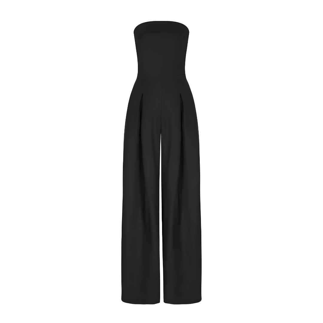 Alyssa | Wide Leg Strapless Jumpsuit
