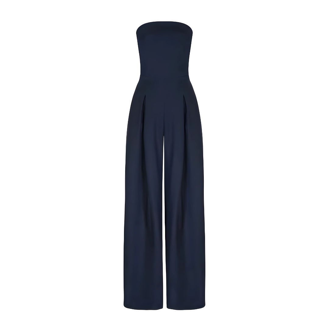 Alyssa | Wide Leg Strapless Jumpsuit