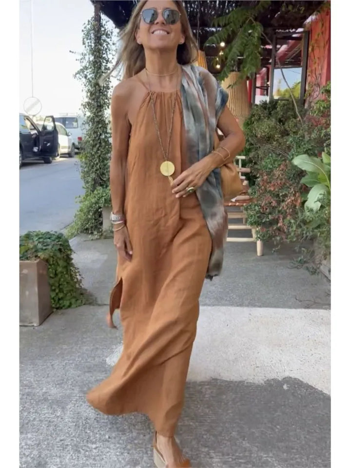 Georgina™ Long Halter Dress