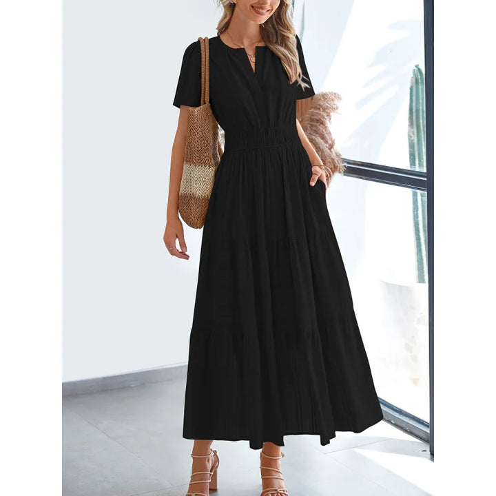 Olivia - Tiered Midi Dress
