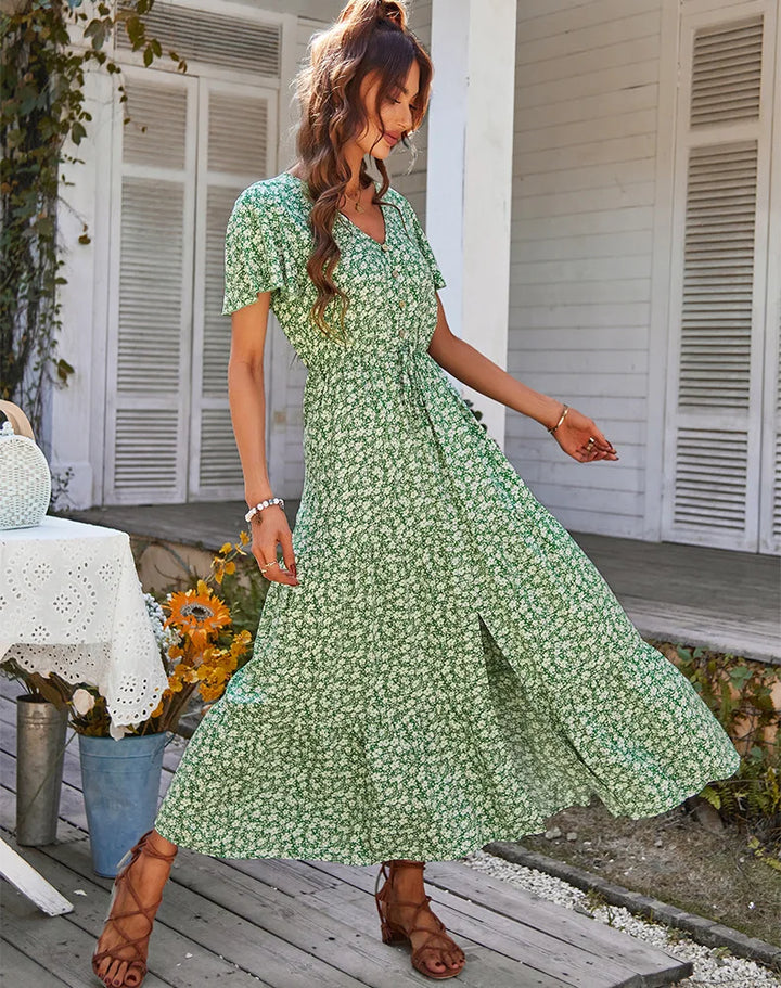 Aria - Vintage Floral Dress