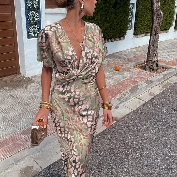 Kendall™ V-Neck Long Dress