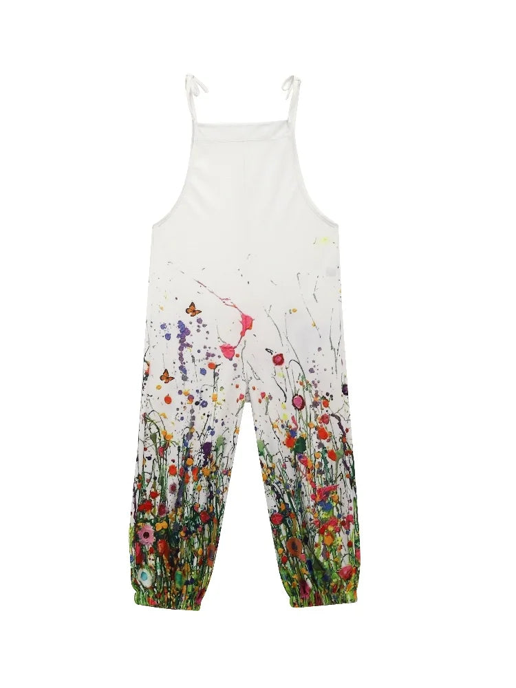 Aubrie - Summer Feline Jumpsuit