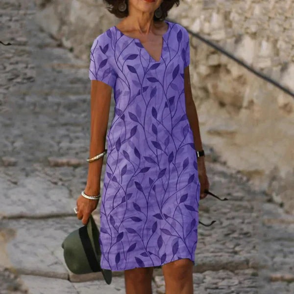 Carol™ Casual V-Neck Dress