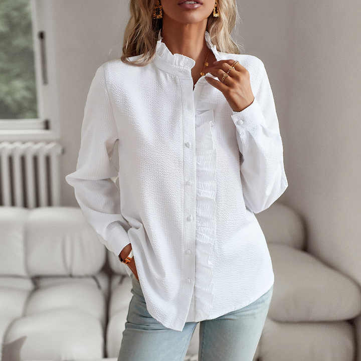 Aurora™ Ruffle Long Sleeve Shirt